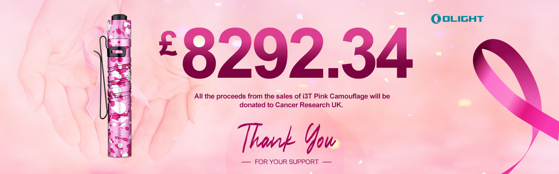 2021 Olight Pink Charity Donate 2021 Olight Pink Charity Donate